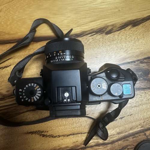 Contax RTS III with Contax 50/1.4, Contax TLA 360 flash