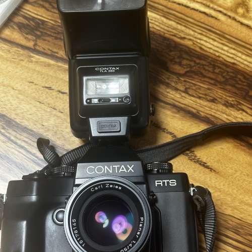 Contax RTS III with Contax 50/1.4, Contax TLA 360 flash