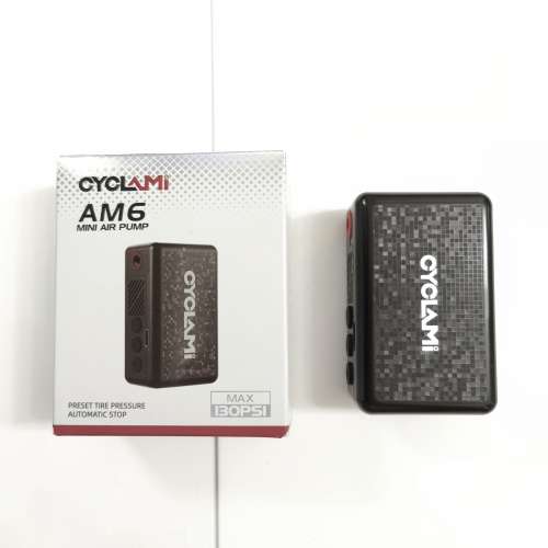 Cyclami AM6 Mini Air Pump, Max 130psi, just 170gram, 單車，機車，汽車，各項球...