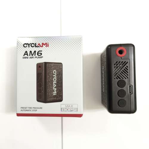 Cyclami AM6 Mini Air Pump, Max 130psi, just 170gram, 單車，機車，汽車，各項球...