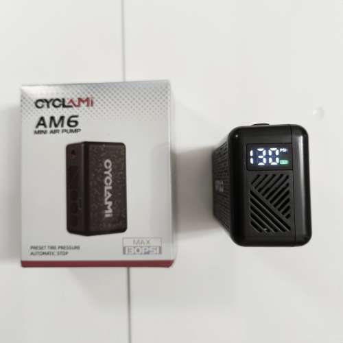 Cyclami AM6 Mini Air Pump, Max 130psi, just 170gram, 單車，機車，汽車，各項球...