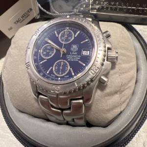 TAG Heuer Link藍色時碼計