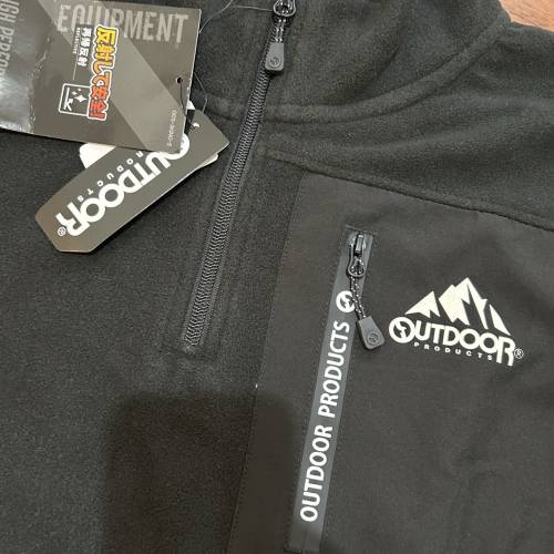 Outdoor 磨毛半拉鍊上衣