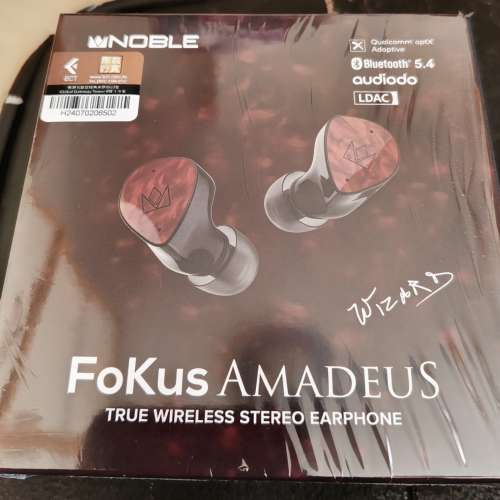 Noble FoKus Amadeus藍牙耳機行貨99%