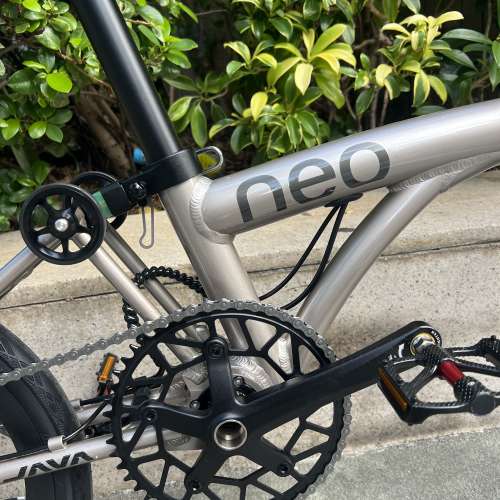 2025 新款 JAVA NEO 9速 碟剎349鋁合金折叠車 （三折叠小布 國布 ）送前後蛙燈叮叮