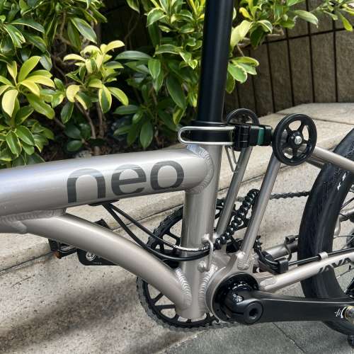 2025 新款 JAVA NEO 9速 碟剎349鋁合金折叠車 （三折叠小布 國布 ）送前後蛙燈叮叮