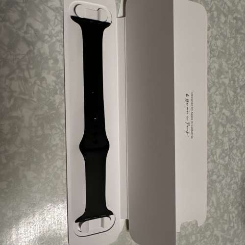 Apple Watch HERMES 全新黑色膠未用過錶帶