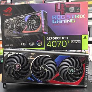ASUS ROG RTX 4070 Ti Super OC 16GB 顯示卡 高登門市 顯示卡 Trade in RTX 5090 5...