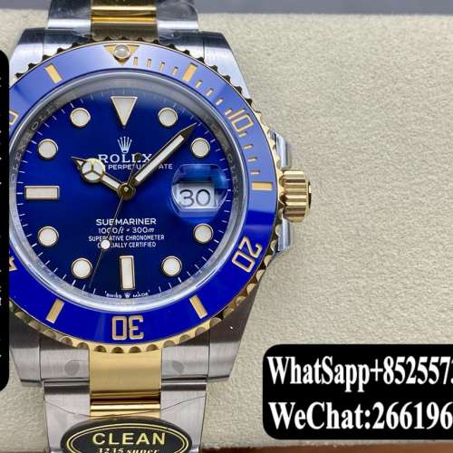 Rolex 勞力士 submariner 潛航者 m126613lb-0002 40mm 金鋼藍