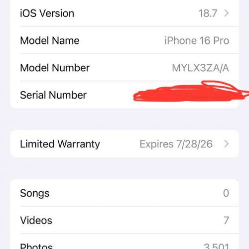iPhone 16 pro 512gb