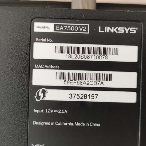 Linksys EA7500 港版