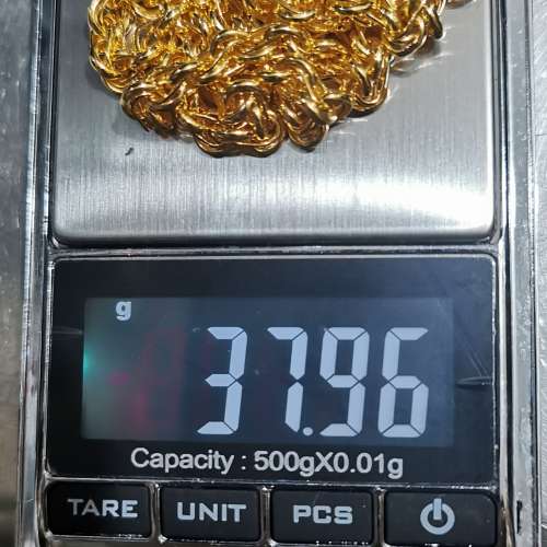 周大福 999.9 黃金 頸鏈 全新 首飾 金飾