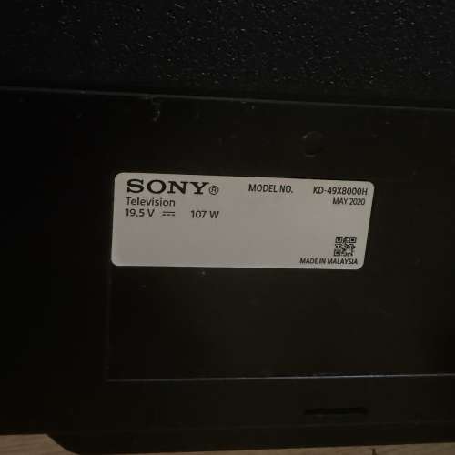 49吋Sony KD-49X8000H 電視