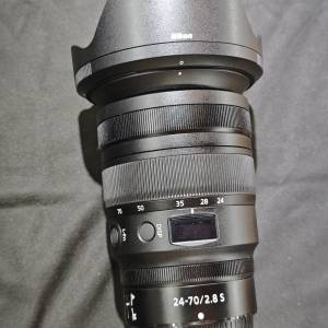 Nikon 24-70/2.8 Z 尼康 24mm 70mm 24 70 冇盒冇單冇證 送filter 99%new 功能全正常