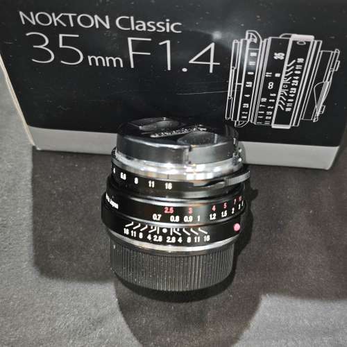 Voigtlander NOKTON Classic SC 35mm F1.4  福倫達 35/1.4 35  for Leica 徠卡 M V...