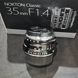 Voigtlander NOKTON Classic SC 35mm F1.4  福倫達 35/1.4 35  for Leica 徠卡 M V...