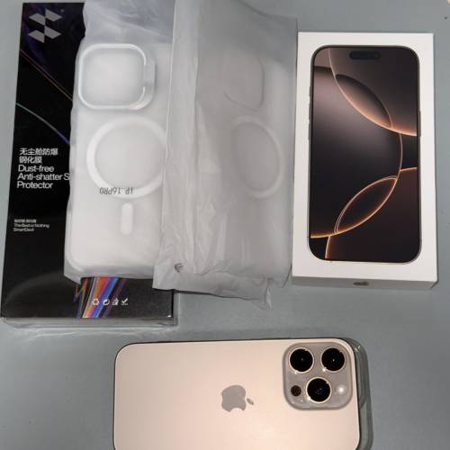 iPhone 16 pro 256gb 沙漠金