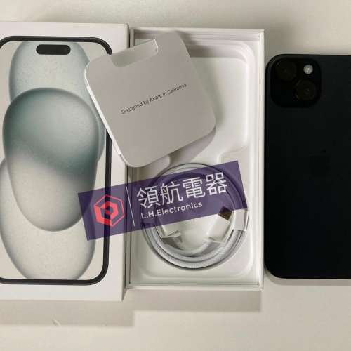 出售港行全新未激活 iPhone 15 512gb 一年蘋果保養 黑色 black what app 6497 6645