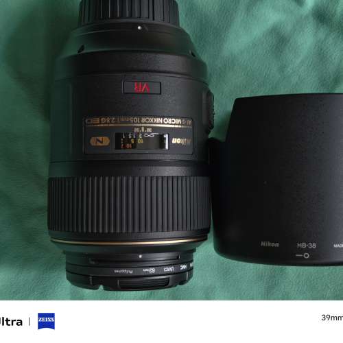 NikonAF-S Micro Nikkor 105mm f2.8G ED