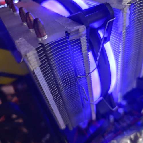 AMD  3500X + 風扇,   Gigabyte B450M Gaming 有背板