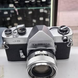 YASHICA J-5 + YASHINON 5.5 CM F1.8 M42 MOUNT 全正常