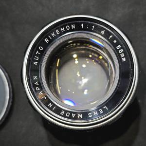 RICOH 55/1.4 auto rikenon Japan 理光 M42 55mm 55 功能全正常 鏡片通透冇花微塵 ...