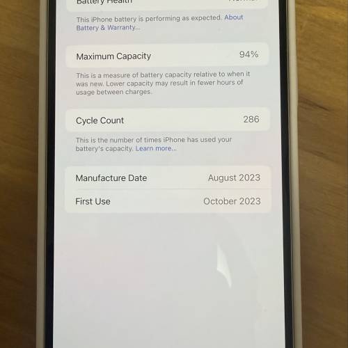 iPhone 15 plus 黃色 256 GB