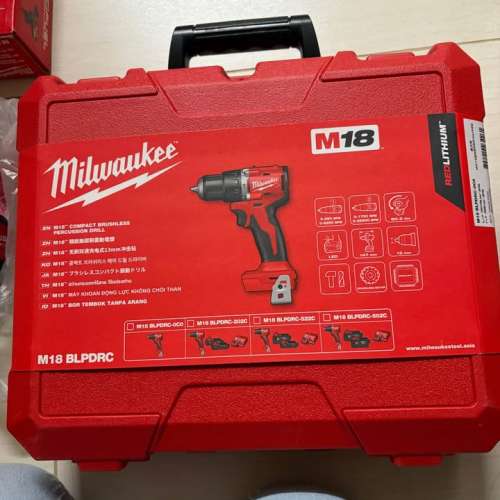 ( 全新)milwaukee M18電鑽工具吉箱
