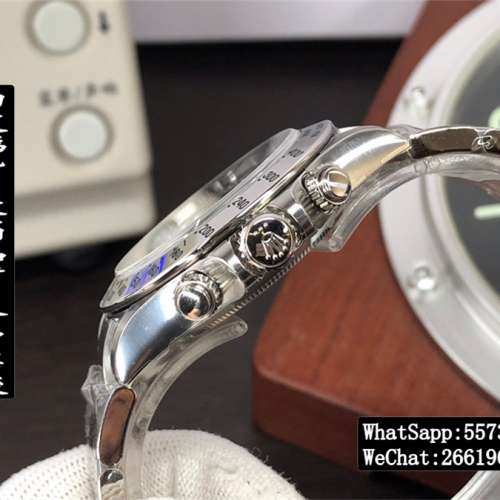 Rolex daytona 116520 40mm 白鋼迪 計時