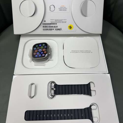 99%New Apple Watch Ultra 1 49MM (LTE版) 香港行貨 全套有盒有配件 電池效能91% 自...
