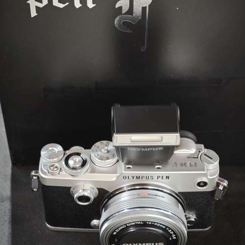 Olympus PEN F 奧林巴斯 PEN-F PENF + 14-42 EZ M43 14mm 42mm 14 42 有盒冇單冇證 ...