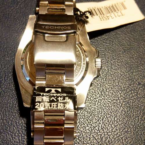 何必買玩具9成9新瑞士Technos GMT不銹鋼20ATM防水