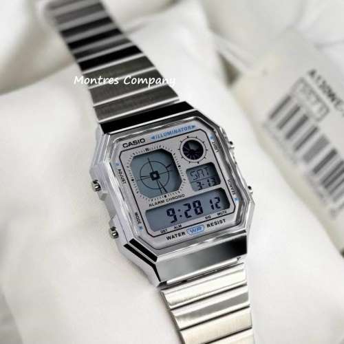 Montres Company 香港註冊公司 (32年老店) 卡西歐 CASIO 防水 A130WE-7A 復古 Vint...
