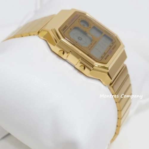 Montres Company 香港註冊公司 (32年老店) 卡西歐 CASIO A130WEG-9A 復古 Vintage ...