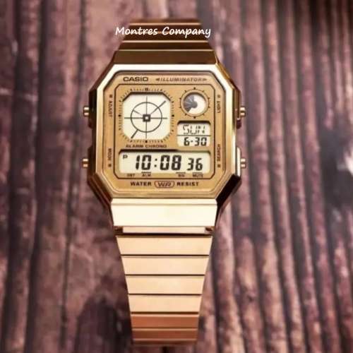 Montres Company 香港註冊公司 (32年老店) 卡西歐 CASIO A130WEG-9A 復古 Vintage ...