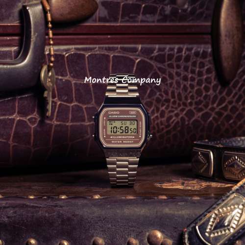 Montres Company 香港註冊公司(32年老店) 卡西歐 CASIO 七年電池壽命 A168 A168WA-5...