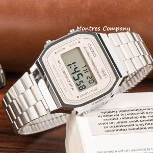 Montres Company 香港註冊公司(32年老店) 卡西歐 CASIO 七年電池壽命 不鏽鋼錶帶 A...