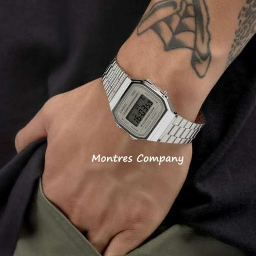 Montres Company 香港註冊公司(32年老店) 卡西歐 CASIO 七年電池壽命 不鏽鋼錶帶 A...