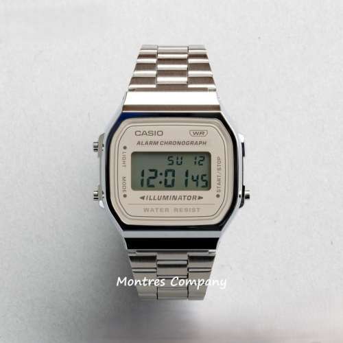 Montres Company 香港註冊公司(32年老店) 卡西歐 CASIO 七年電池壽命 不鏽鋼錶帶 A...