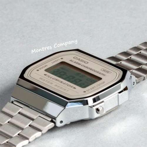 Montres Company 香港註冊公司(32年老店) 卡西歐 CASIO 七年電池壽命 不鏽鋼錶帶 A...