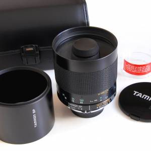 Tamron 500mm f8 55BB 反射鏡收藏極新95% NEW 連原廠Nikon AI or Canon EF接環