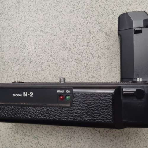 SOLIGOR出品N-2 卷片器 手柄電池盒 Nikon FM2 FE2 FA 適用）