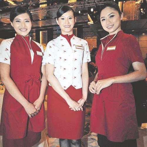 全新 空姐 圍裙 制服