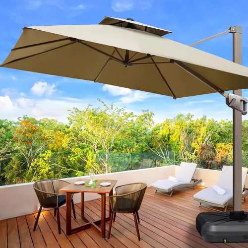 🆕🌤️別墅花園太陽傘遮底座可360度旋轉Villa Garden Sun Umbrella base can be ro...