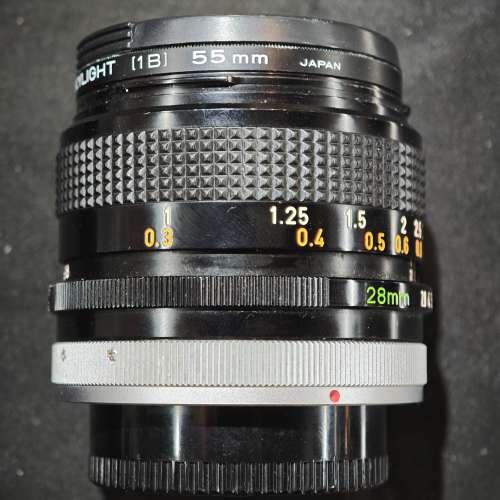 Canon 28/2.8 SC FD 佳能 28mm 28 MF 鏡片通透冇花冇霉微塵 90%new 功能全正常