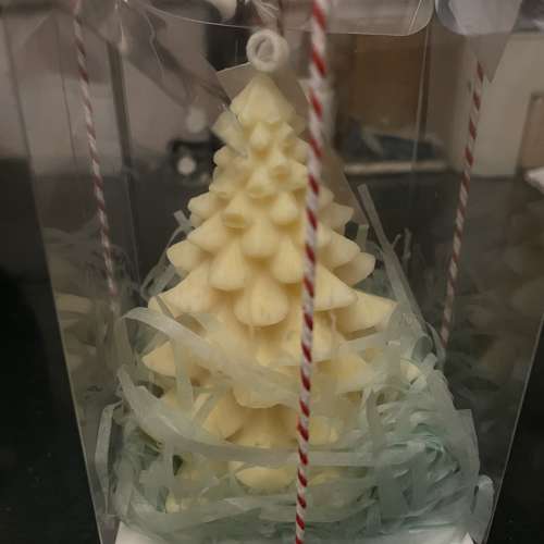 聖誕樹蠟燭裝飾 盒高13cm 闊8cm