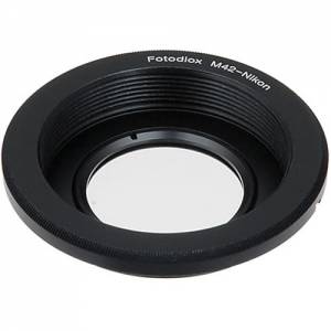 FotodioX Pro Lens Mount Adapter For M42 Lens To Nikon F Mount Camera