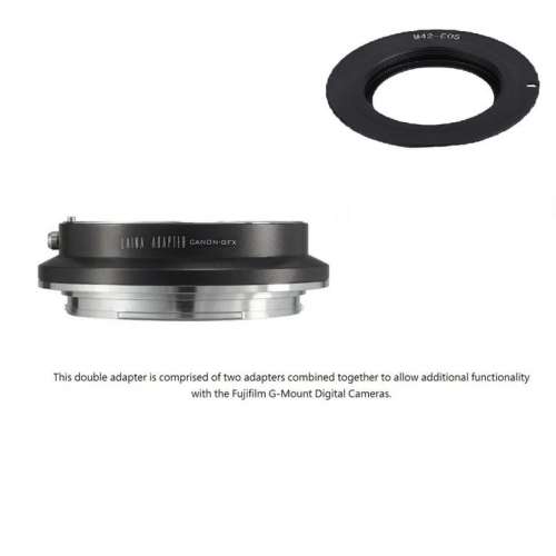 Lens Mount Double Adapter For M42 Screw SLR Lens To Fujifilm G-Mount (組合接環)