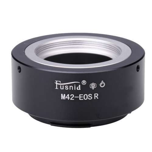 Fusnid M42 Screw Lens To CANON EOSR Mount Adaptor (M42-R，金屬接環)