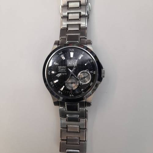 (全新 ) Vintage Seiko Premier 7D48-0A40 Kinetic Perpetual Calendar Watch